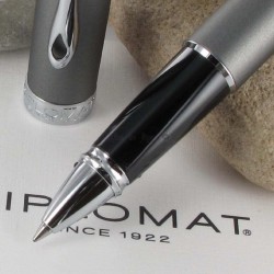 Stylo Roller Diplomat® Excellence A Venezia Platine Chrome
