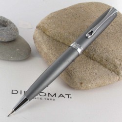 Stylo Portemine 0,7 mm Diplomat® Excellence A Venezia Platine Chrome