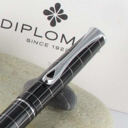 Stylo Roller Diplomat® Optimist Noir Rhomb