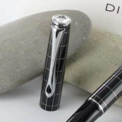 Stylo Roller Diplomat® Optimist Noir Rhomb