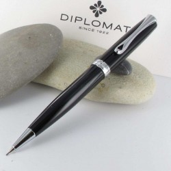 Stylo Portemine 0,7 mm Diplomat® Excellence A Laqué Noir