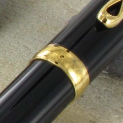 Stylo Roller Diplomat® Excellence A Laqué Noir Doré