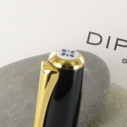 Stylo Roller Diplomat® Excellence A Laqué Noir Doré