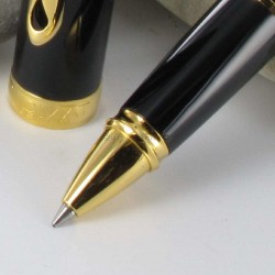 Stylo Roller Diplomat® Excellence A Laqué Noir Doré