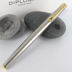 Stylo Roller Diplomat® Traveller Acier Doré