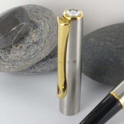 Stylo Roller Diplomat® Traveller Acier Doré