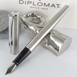 Stylo Plume Diplomat® Traveller Acier