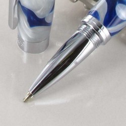 Stylo Roller Recife® Pearl Soyouz Bleu Blanc