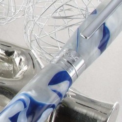 Stylo Plume Recife® Pearl Soyouz Bleu Blanc