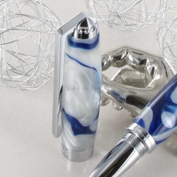 Stylo Plume Recife® Pearl Soyouz Bleu Blanc