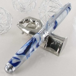 Stylo Plume Recife® Pearl Soyouz Bleu Blanc