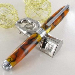 Stylo Plume Recife® Pearl Soyouz Rouge Turquoise Nacré