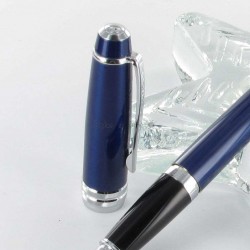 Stylo Roller Cross® "Bailey" Bleu Laqué (convertible en bille)