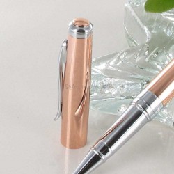 Coffret Stylo Roller Oberthur® "Astrée" Rose Cuivré