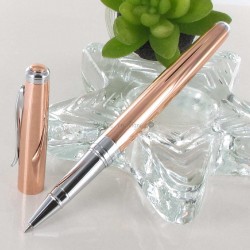 Coffret Stylo Roller Oberthur® "Astrée" Rose Cuivré