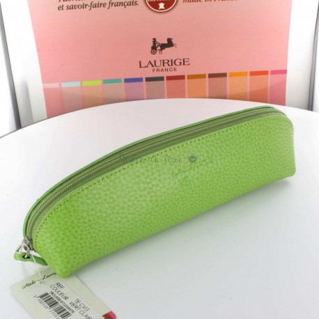 Trousse Cuir Laurige® Pistache Trousse Cuir Laurige® Pistache
