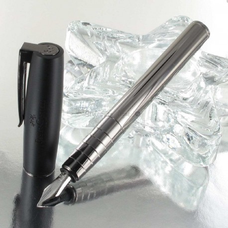 Stylo Plume Faber Castell® "Loom Gunmetal" Brillant Stylo Plume Faber Castell® "Loom Gunmetal" Brillant