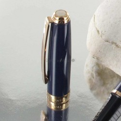 Stylo Plume Moyenne Sheaffer® "Prélude" Laqué Bleu / Ton Or Rose