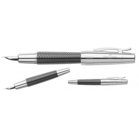 STYLO PLUME "e-motion" parquet noir, résine précieuse