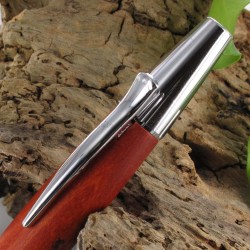 Collection "E-MOTION" Bois poirier et métal chromé STYLO-BILLE automne