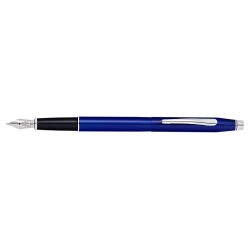 Stylo Plume Fine Cross® Classic Laqué Bleue Translucide