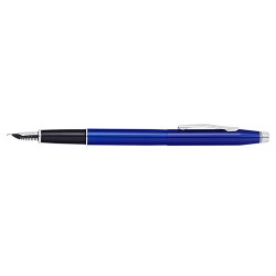 Stylo Plume Fine Cross® Classic Laqué Bleue Translucide