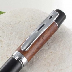 Coffret Stylo Roller Oberthur® "Saxo" Bois de Palissandre