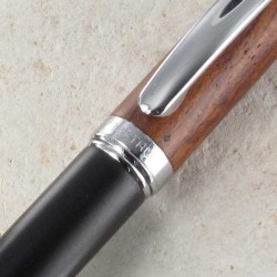 Coffret Stylo Roller Oberthur® "Saxo" Bois de Palissandre