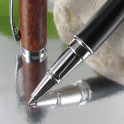 Coffret Stylo Roller Oberthur® "Saxo" Bois de Palissandre
