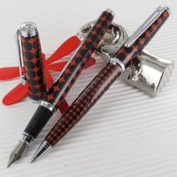 Parure Stylos Plume & Bille Daniel Hechter® "Challenger" Pop Dots