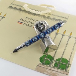 Stylo Feutre 0,8mm Avenue Montaigne® "Trocadéro" Bleu/Gris