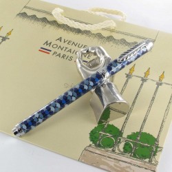 Stylo Feutre 0,8mm Avenue Montaigne® "Trocadéro" Bleu/Gris