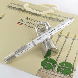 Stylo Feutre 1mm Avenue Montaigne® "Ballade Parisienne" Blanc/Noir