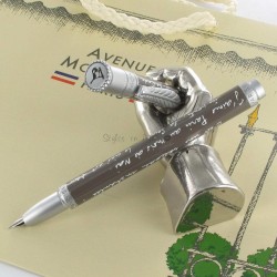 Stylo Plume Avenue Montaigne® "Ballade Parisienne" Gris/Blanc