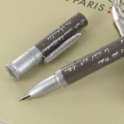 Stylo Plume Avenue Montaigne® "Ballade Parisienne" Gris/Blanc