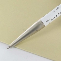 Stylo Bille Avenue Montaigne® "Ballade Parisienne" Blanc/Noir