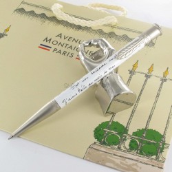 Stylo Bille Avenue Montaigne® "Ballade Parisienne" Blanc/Noir