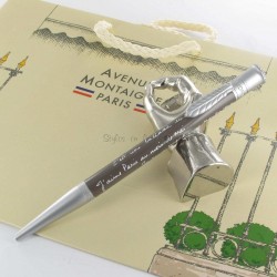 Stylo Bille Avenue Montaigne® "Ballade Parisienne" Gris/Blanc