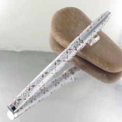 Stylo Feutre 0,8mm Enzo Varini® "Taormina" Blanc
