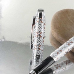 Stylo Feutre 0,8mm Enzo Varini® "Taormina" Blanc