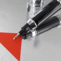Stylo Feutre 0,8mm Enzo Varini® "Taormina" Blanc