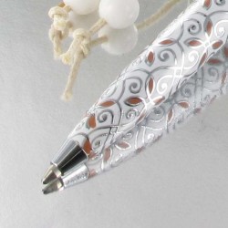 Stylo Bille Enzo Varini® "Taormina" Blanc