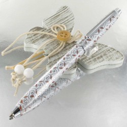 Stylo Bille Enzo Varini® "Taormina" Blanc
