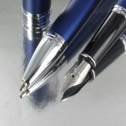 Parure Stylos Plume & Bille Vuarnet® "Eagle" Bleu