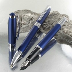 Parure Stylos Plume & Bille Vuarnet® "Eagle" Bleu