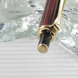 Stylo Bille Pélikan® "Souverain K400" Noir/Rouge Plaqué O 24 Cts