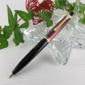 Stylo Bille Pélikan® "Souverain K400" Noir/Rouge Plaqué O 24 Cts