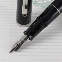 Stylo Plume Fine Pélikan® "Tradition M215" Noir Annelé à piston