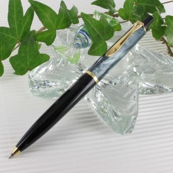 Stylo Bille Pelikan® "Souverain K200" Vert Marbré Plaqué O 24 Cts
