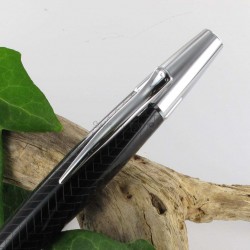 Stylo Portemine 1.4 mm Faber Castell® "e-motion" Résine Précieuse Parquet Noir